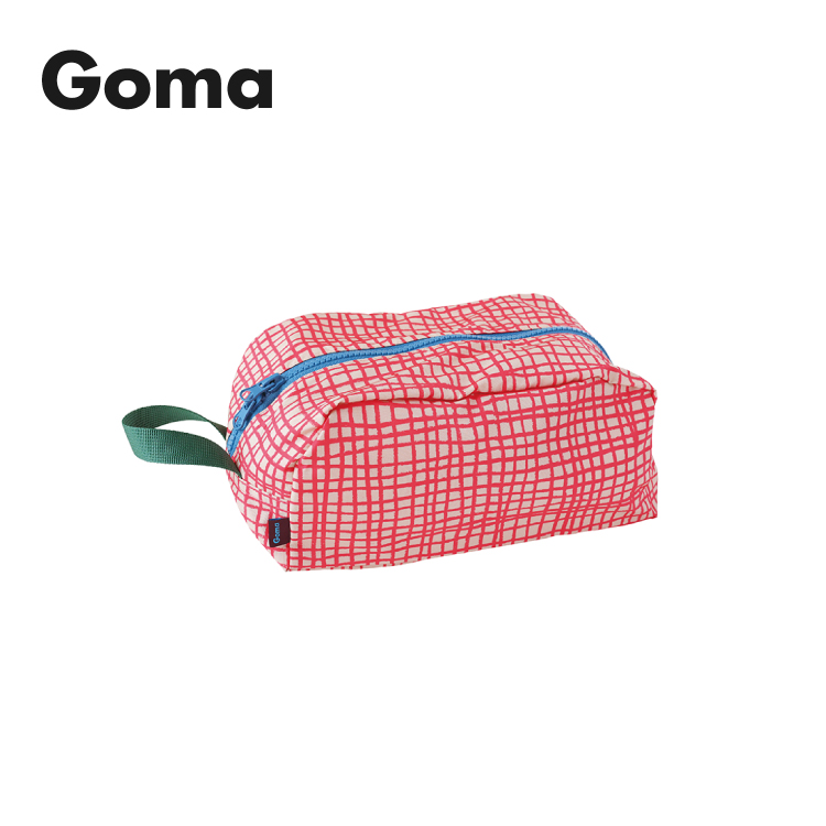 ポーチ 小物入れ / Goma ポーチM 全4種 ティッシュケース 持ち手付き 