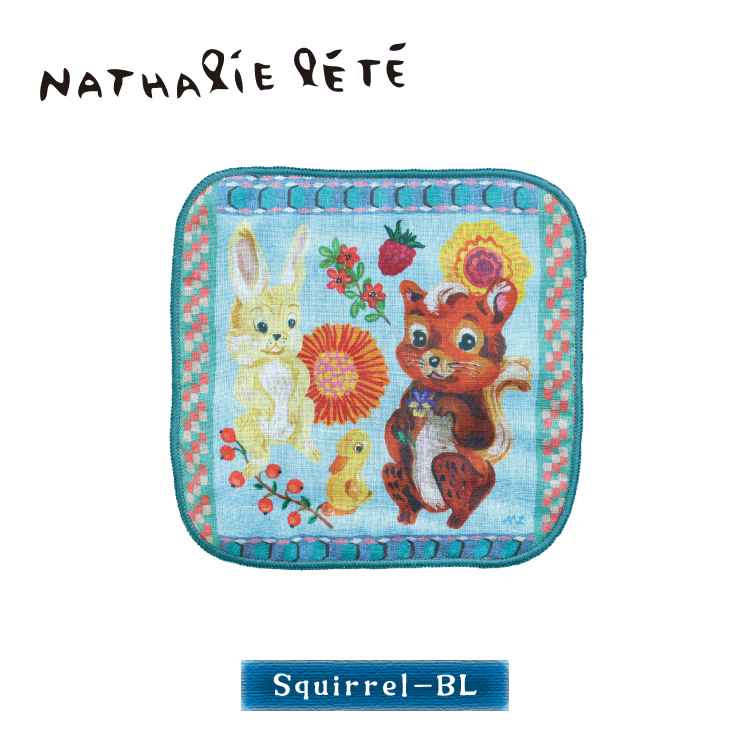 ナタリーレテ タオルハンカチ / ガーゼハンドタオル 全4種 / ハンカチ レディース かわいい プレゼント メール便 | Nathalie Lete | 04