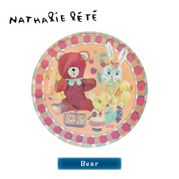Nathalie Lete（ナタリーレテ） 食器 小皿 ガラスプレート SS 全4種