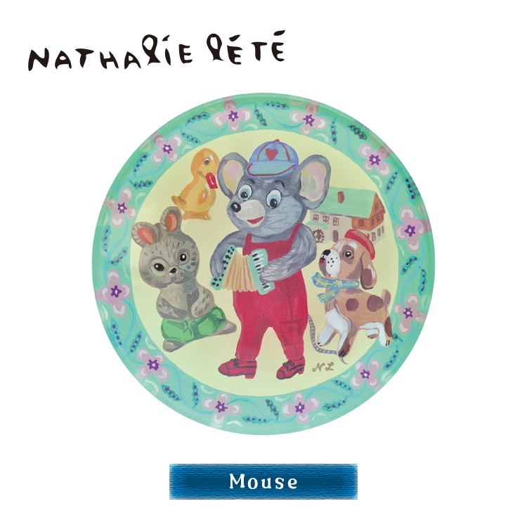 Nathalie Lete（ナタリーレテ） 爆買 食器 小皿 ガラスプレート SS 全4