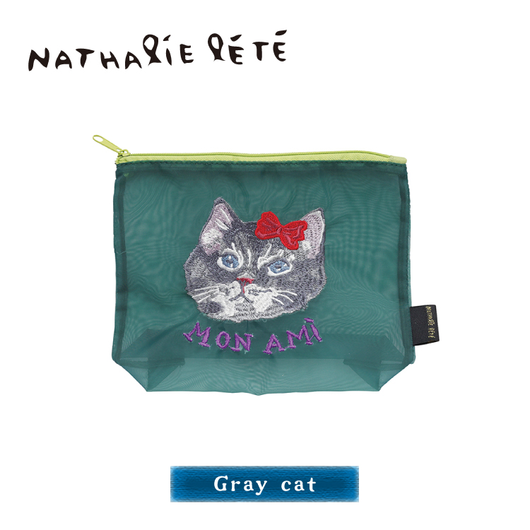 ナタリーレテ／小物入れ ナタリーレテ サテンポーチ 小物入れ 化粧ポーチ Nathalie Lete