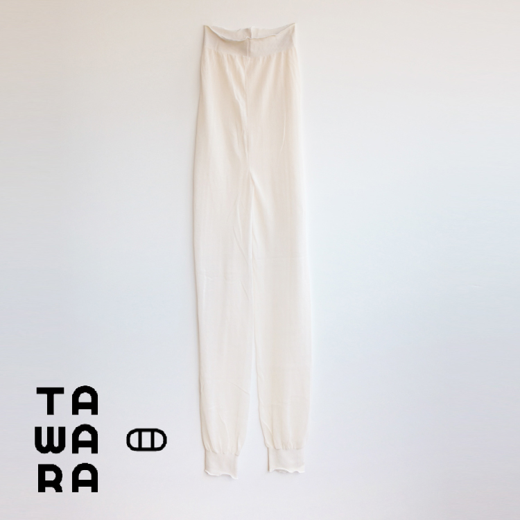 TAWARA レギンス 10分丈 / ゆるっとガーゼ編み コットンレギンス