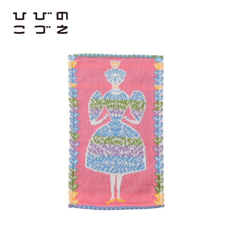 ヒビノコヅエ ひびのこづえ ハンカチ / コットンニットハンカチ LADY