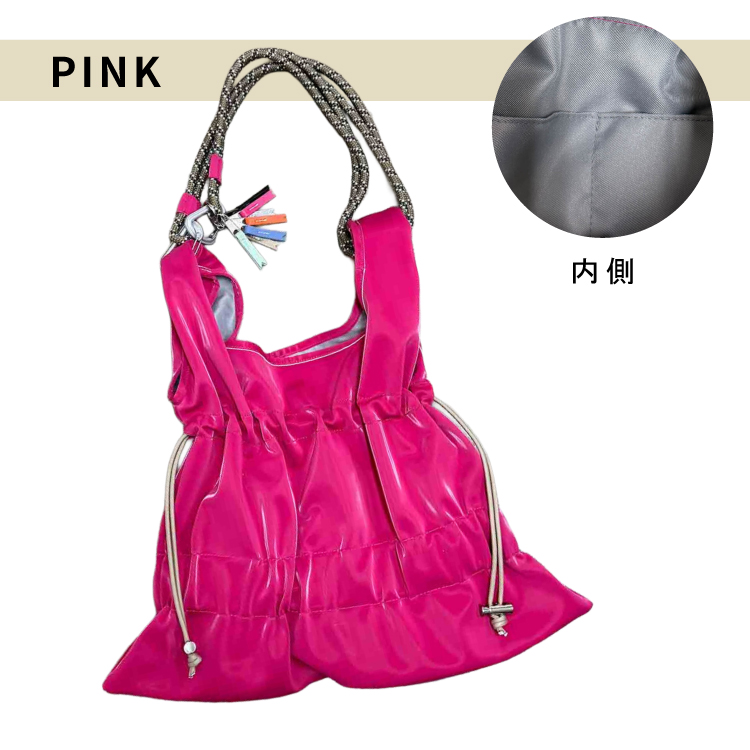 ショルダーバッグ tiered code one shoulder 全4色 ギャザー シンプル