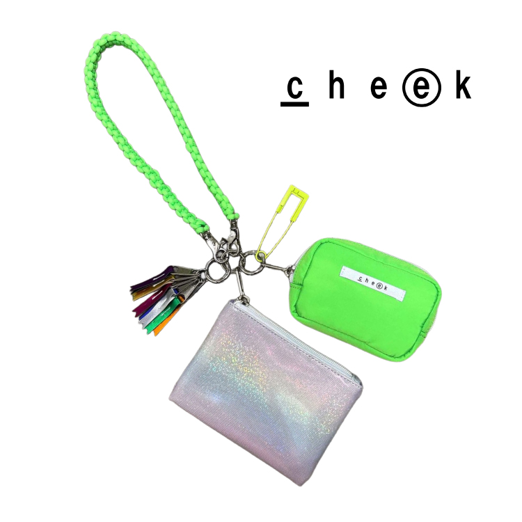 カラフルミニバッグチャームセット 爆買 チャーム セット aurora pouch set charm 全3色 バッグチャーム