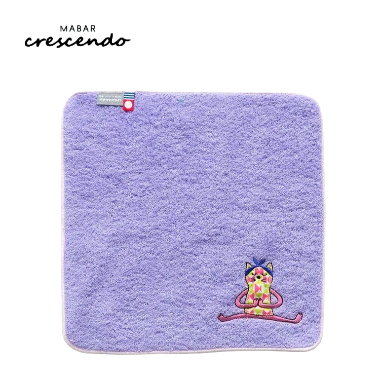 爆買 タオルハンカチ AMICA アップリケ ハンカチ 全15種 25×25cm 今治