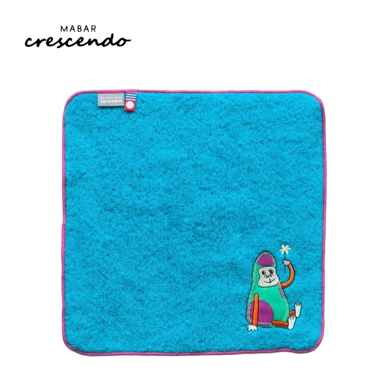 タオルハンカチ AMICA アップリケ ハンカチ 全15種 25×25cm 今治 認定