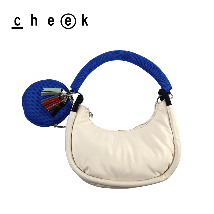 ショルダーバッグ・ポシェット Squareline 2-WAY Camel Bag (3 COLOR) ショルダーバッグ | cheek ラウンド2WAYショルダー 全3色