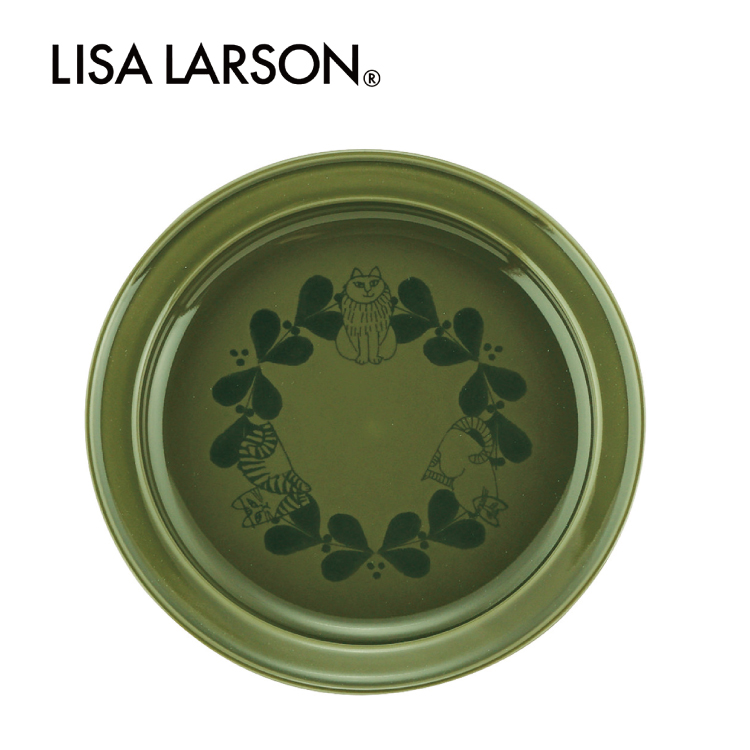 Lisa Larson（リサラーソン） カレー皿 すくいやすいカレー皿 L 猫柄