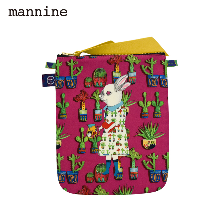 【新品】 mannine マンナイン アクセサリーポーチ マンナイン ポーチ | mannine スマホポーチ 全5種 A6 ループ付き