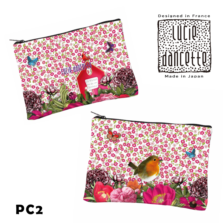 LUCIE DANCETTE（リュシーダンセット） フラットポーチ ポーチ PC2 全