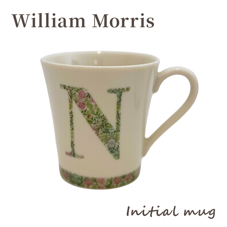 爆買 母の日 マグ MORRIS モリス イニシャルマグカップ 全10種 美濃焼