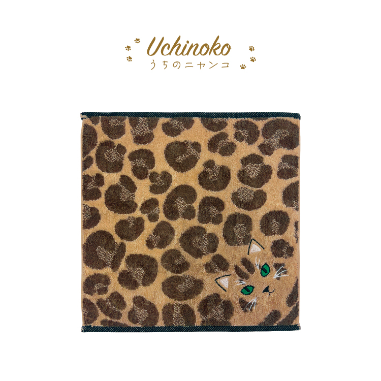 ハンドタオル | うちのニャンコ 毛並みハンカチ 全6種 日本製 今治