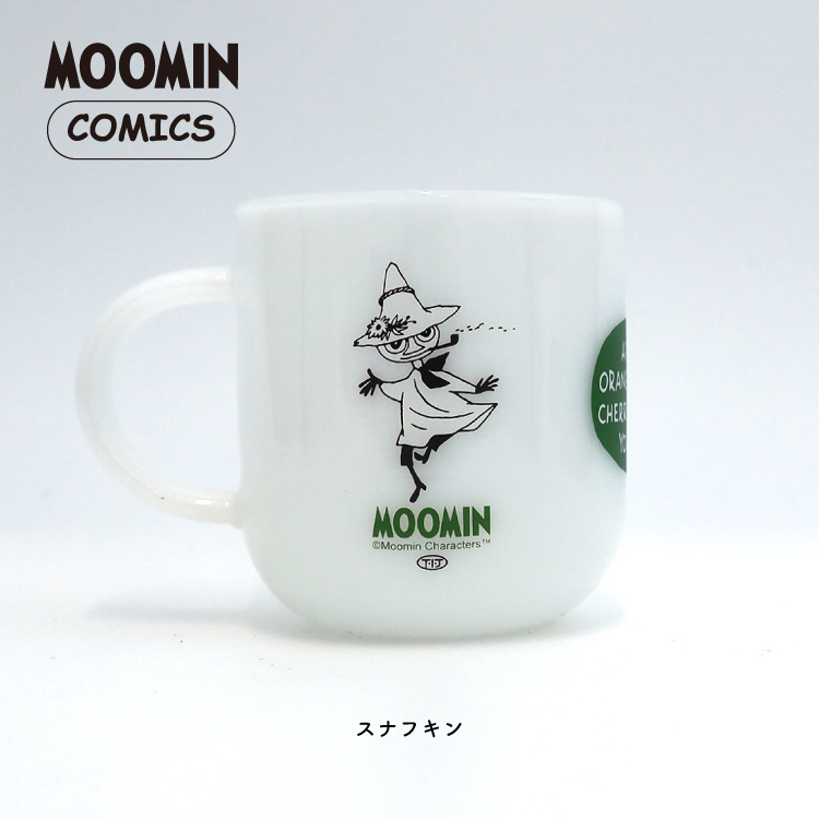 マグカップ 乳白ガラス ムーミン Milky Mug Comics 全3種 350ml