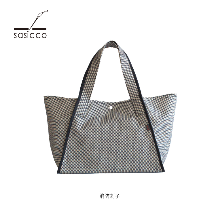 sasicco トートバッグ / アーバントート 全4色 / 縦30×上横60 下横 43cm マチ19cm 日本製 柔道着生地 三河木綿 刺し子  タネイ : sas-ta-153 : 町の小さな雑貨屋さんアポン apoml - 通販 - Yahoo!ショッピング