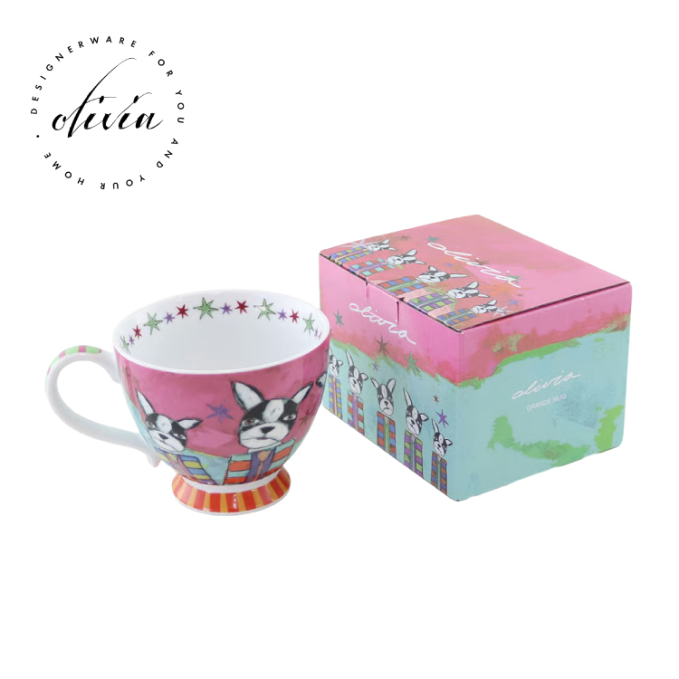 爆買 ／マグカップ 大きめ | オリビア ボタ グランドマグ 全4種 容量