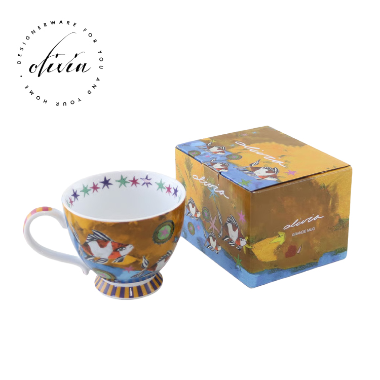 マグカップ 大きめ | オリビア ボタ グランドマグ 全4種 容量 350ml