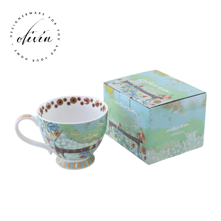 マグカップ 大きめ | オリビア ボタ グランドマグ 全4種 容量 350ml