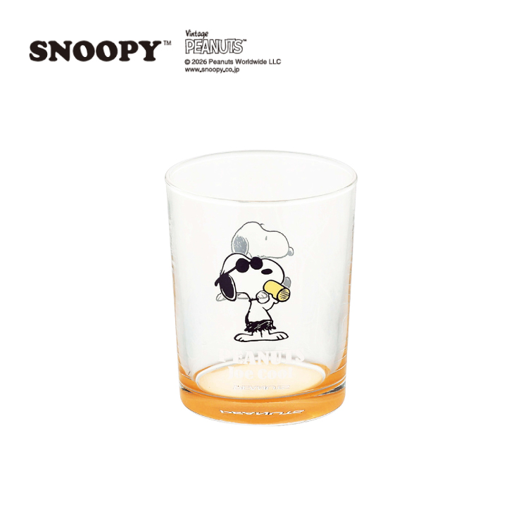 SNOOPY（スヌーピー） グラス Vintage PEANUTS ガラスタンブラー 全3種