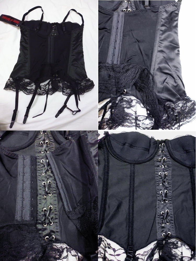 ガーターストラップ付きコルセットビスチェ,ゴシック,パンク,セレクトファッション通販8601410