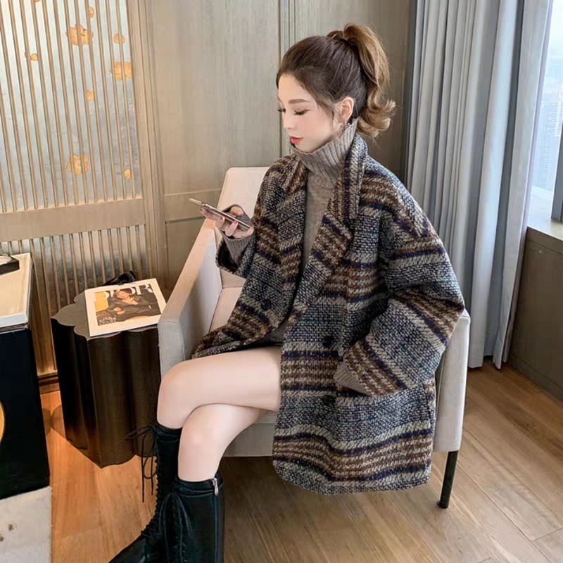 チェスターコート レディース アウター コート ジャケット チェック柄