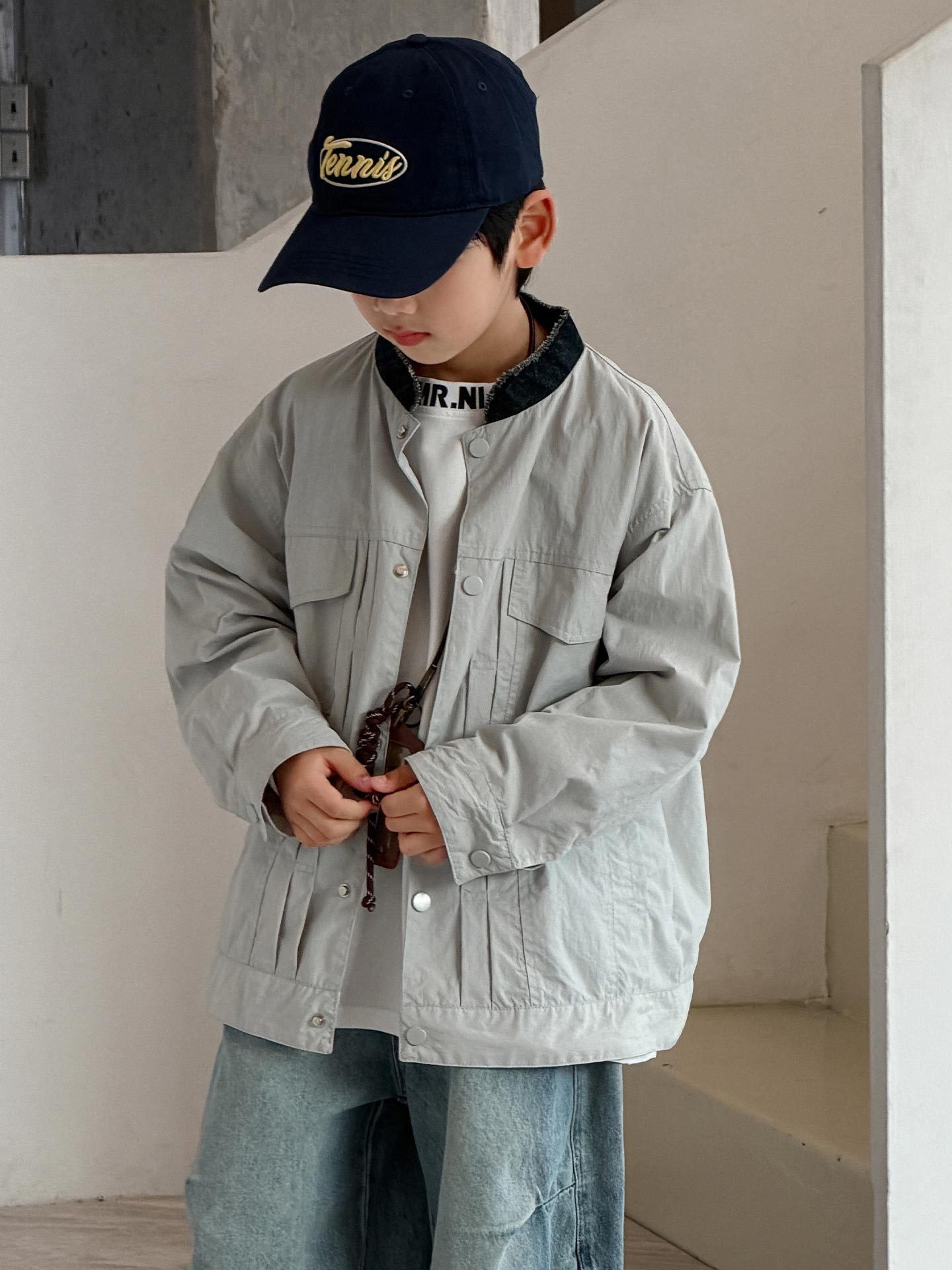 【希少】 東京ファッション ジャケットカジュアル BOY Ssize キッズ ジャケット 男の子 春 秋 カジュアル かっこいい 通園 通学