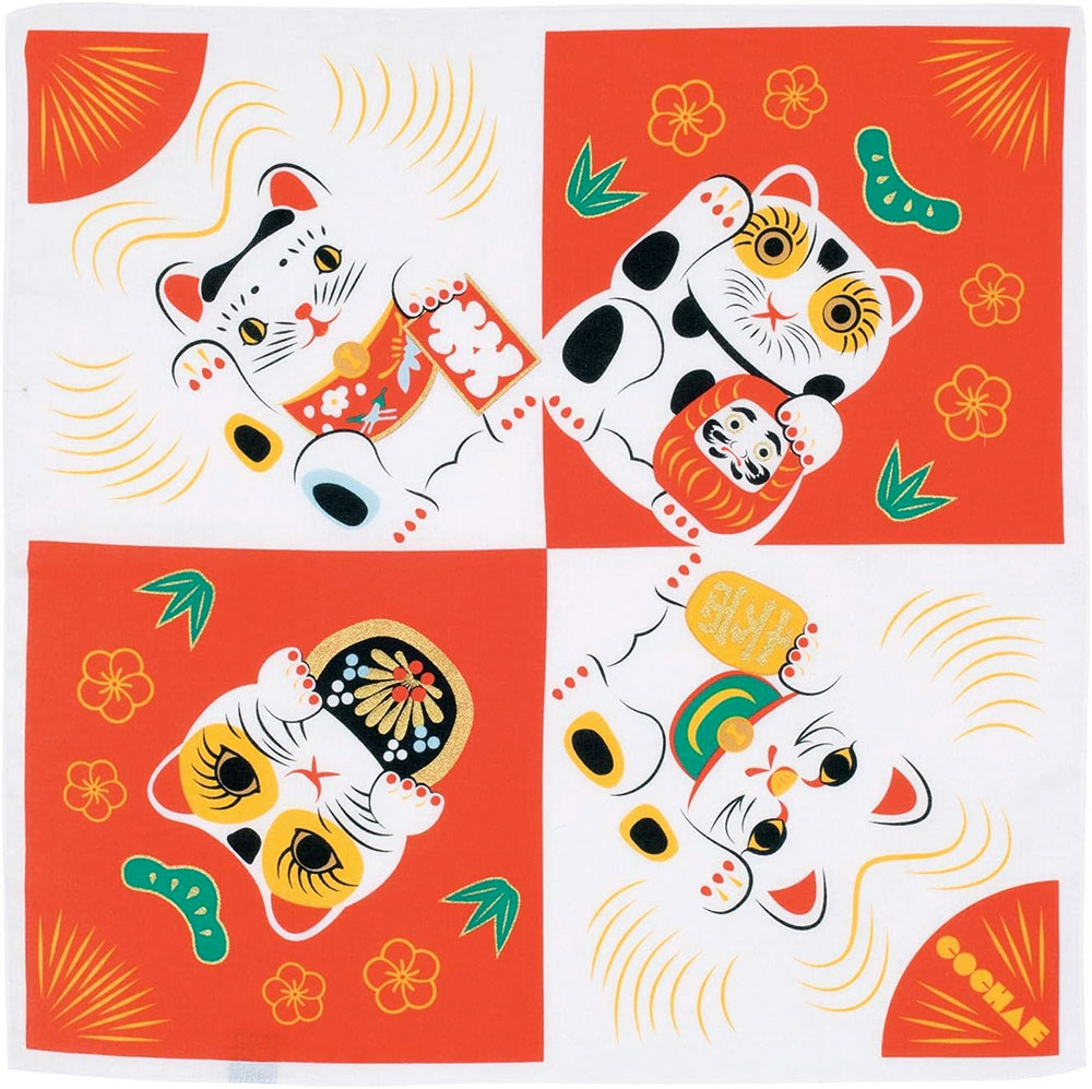 むす美 風呂敷 ふろしき 48cm 福コチャエ　京都 山田繊維 日本製 | COCHAE | 05