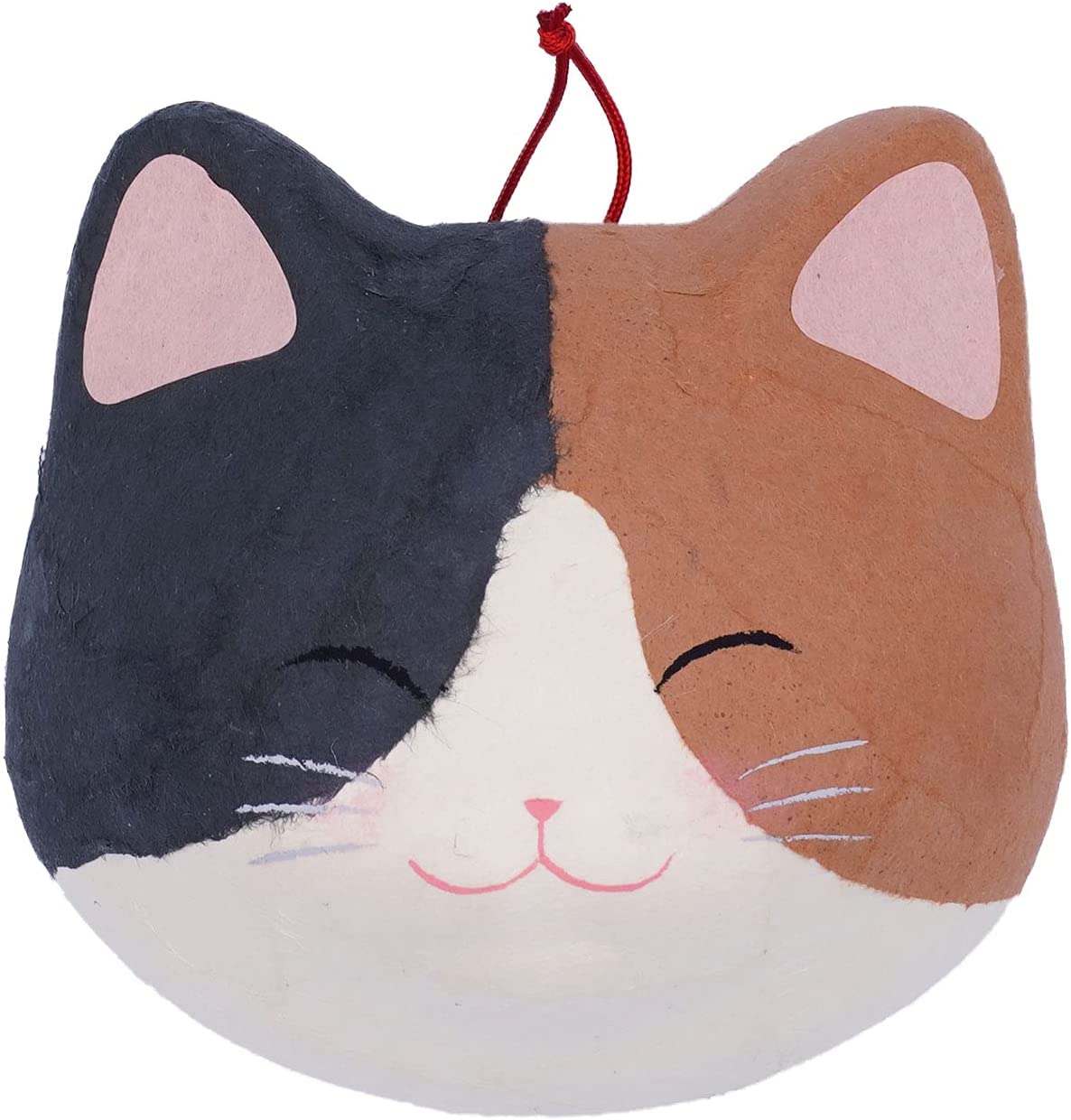 リュウコドウ（龍虎堂）猫のおかおマグネット（大）　和雑貨/コンパクト/壁飾り/ちぎり和紙/日本製/京都 | リュウコドウ | 01