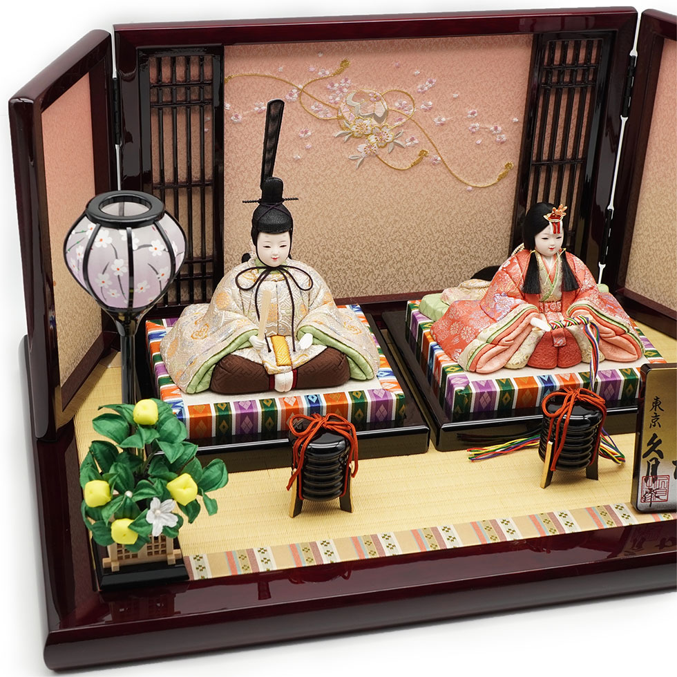 久月 久月作 ほのかシリーズ 祥恵 木目込み親王飾り 雛人形/ひな人形