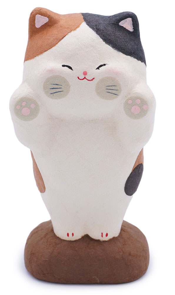 リュウコドウ（龍虎堂）ちぎり和紙 ぺったり猫　和雑貨/コンパクト/ちぎり和紙/日本製/京都 | リュウコドウ | 01