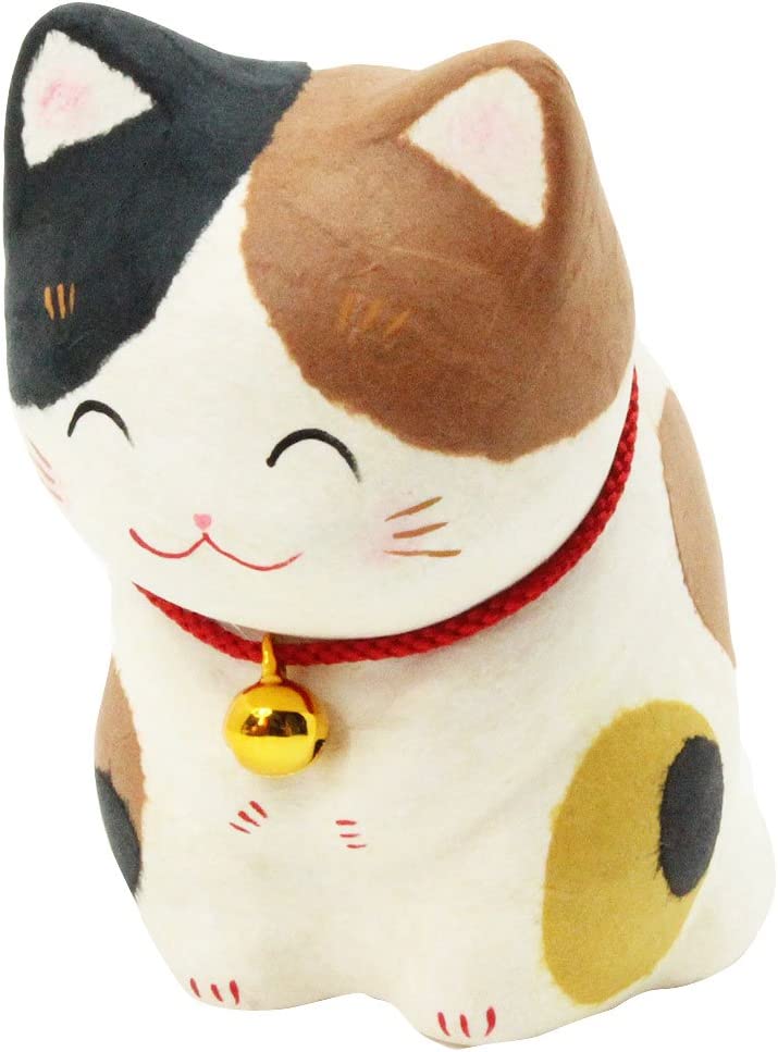 リュウコドウ（龍虎堂） ちぎり和紙 にっこりおじぎ猫 6-827 | リュウコドウ | 01