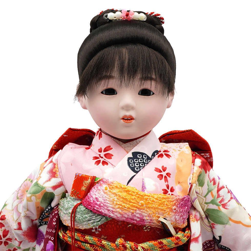 かわいいイマドキの市松人形 12号 ポニーテール 1205-P いちまさん