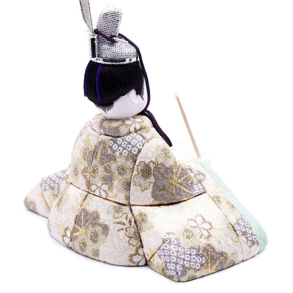 一秀作 江戸木目込 桃山雛 親王飾り 雛人形/ひな人形/雛祭り