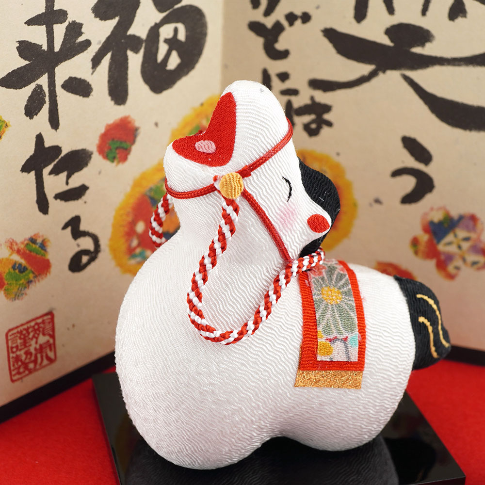 リュウコドウ リュウコドウ（龍虎堂）大笑い 招福午 （小） 屏風付き R