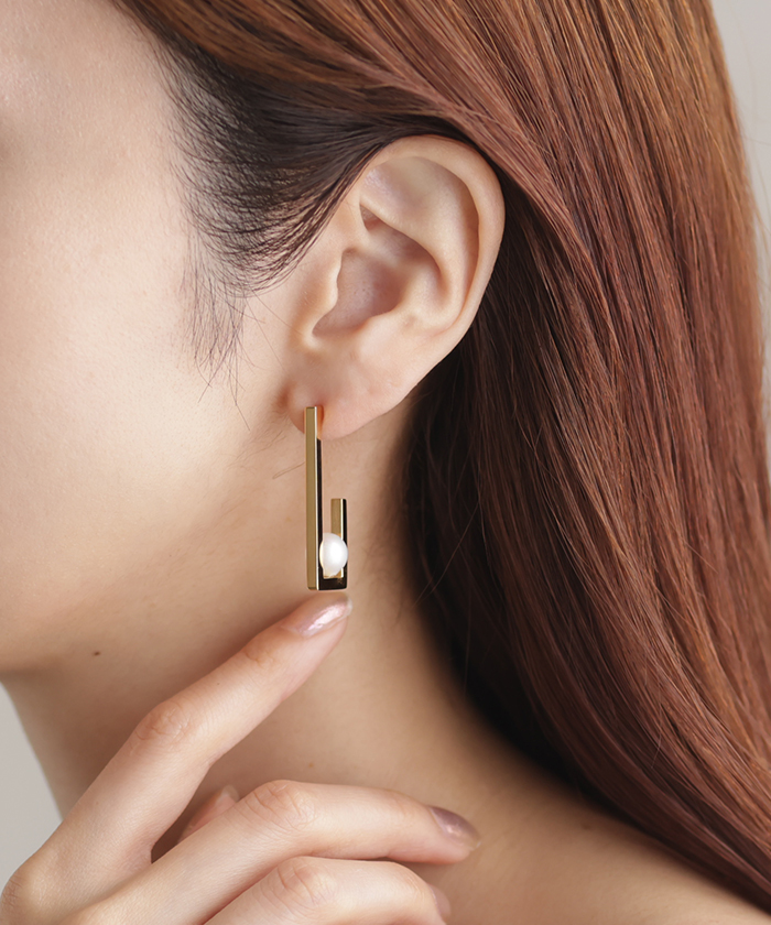 ピアス サージカルステンレス 金属アレルギー 対応 レディース アクセサリー アクセ パール 金属アレルギー 錆びにくい アレルギー キャッチ | HUG.U | 01