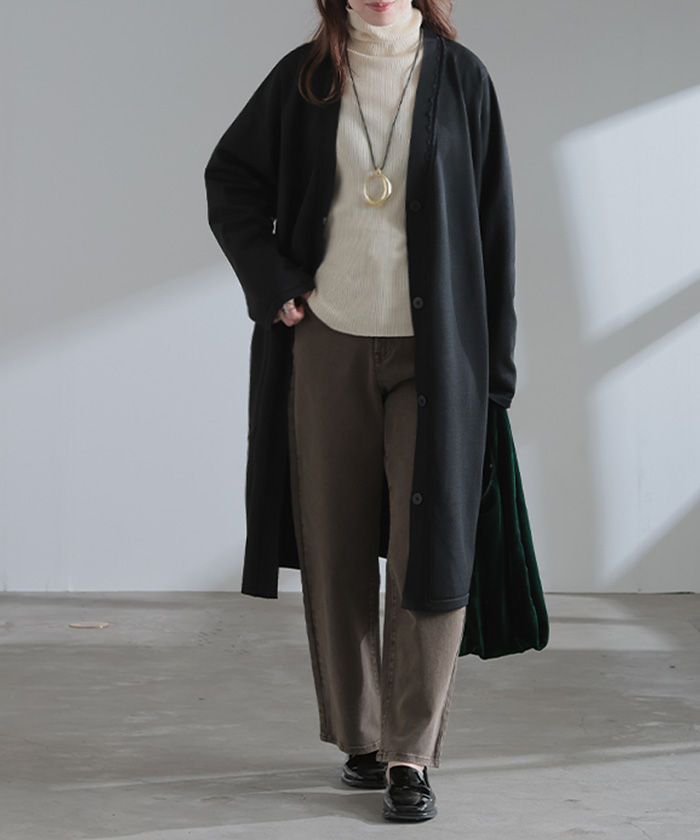 HUG.U（ハグユー） カーディガン ロング レース レディース 長袖