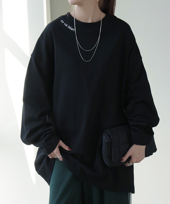 HUG.U トップス ロンT プリント レディース カットソー 長袖 T