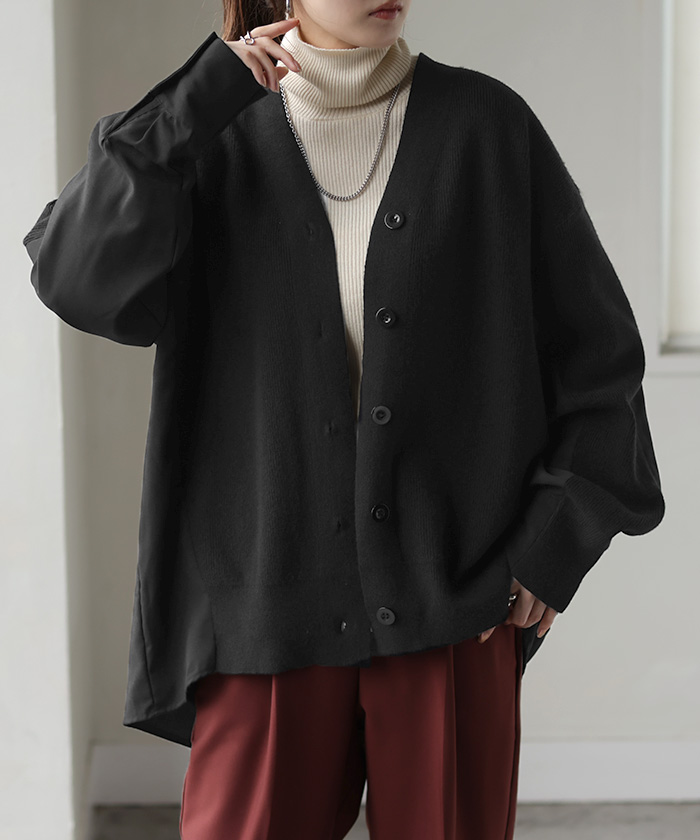 カーディガン ニット 毛玉 ジャンパ ジャンパー おしゃれ かわいい セクシー 大人 FREAK'S STORE/シャギー カラーニットカーディガン｜Daytona