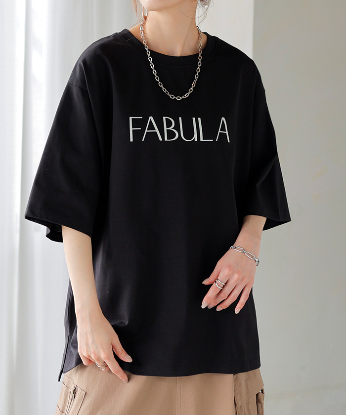 Tシャツ ロゴ 接触冷感 ＵＶカット トップス レディース 半袖 プリント カットソー ロング ティーシャツ | HUG.U | 05