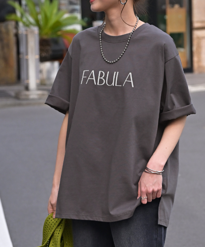 Tシャツ ロゴ 接触冷感 ＵＶカット トップス レディース 半袖 プリント カットソー ロング ティーシャツ | HUG.U | 04