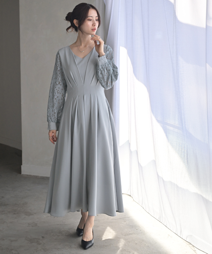 HUG.U（ハグユー） ワンピース 結婚式 お呼ばれ オケージョン ロング