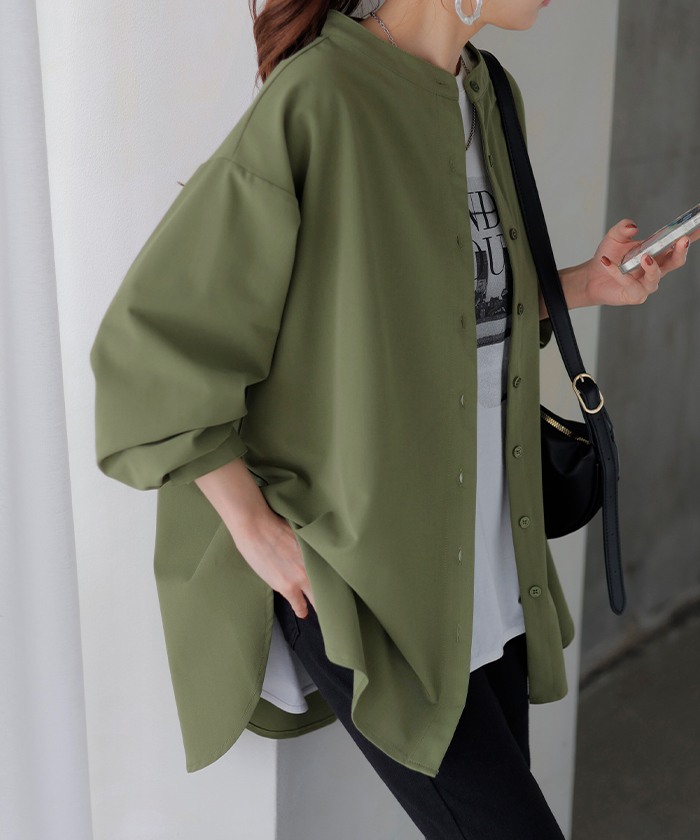 HUG.U（ハグユー） シャツ レディース 洗濯機 可能 トップス ノー