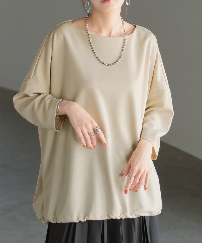 KMRii ロングTシャツ チュニック レディース チュニック ロングTシャツ ワンピース カットソー