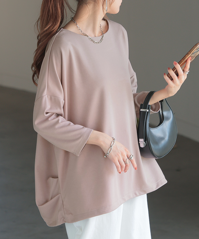 HUG.U トップス ロンT レディース 長袖 Tシャツ カットソー
