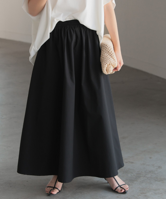 スカート 別売り セットアップ可 Aライン ロング カーゴスカート カーゴ レディース ロングスカート | HUG.U | 02