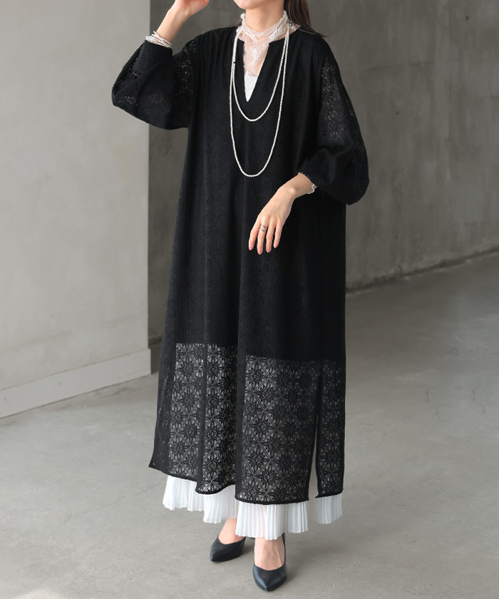 undercover 新品未使用 花柄レースワンピース - メルカリ