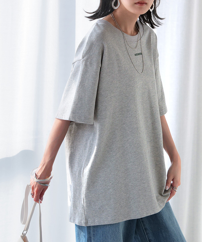 HUG.U（ハグユー） Tシャツ ロゴ 綿100 レディース トップス メンズ