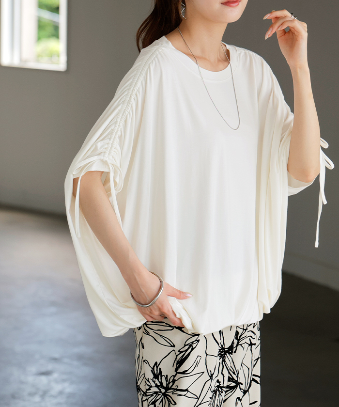 HUG.U（ハグユー） Tシャツ レディース トップス 半袖 リボン