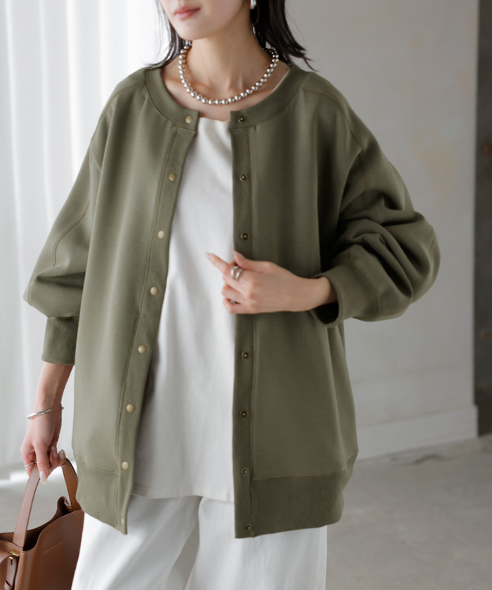 カーディガン ダンボール ロング レディース カーデ トップス アウター ロングカーデ ライトアウター | HUG.U | 02