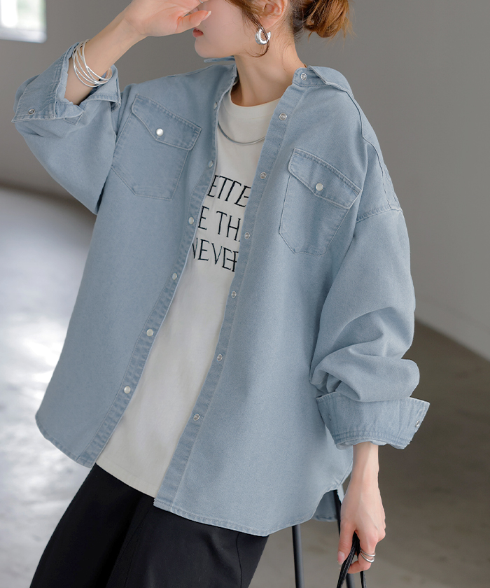 トップス u Denim & Co. Signature Shirred Square Neck Knit Top - QVC.com